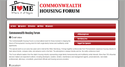 Desktop Screenshot of housingforum.phfa.org
