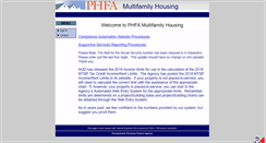 Desktop Screenshot of multifamily.phfa.org
