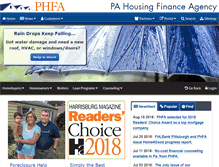 Tablet Screenshot of phfa.org